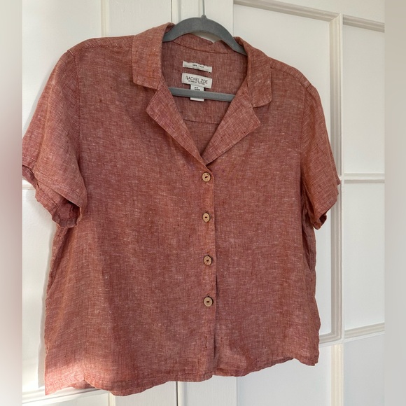 Rachel Zoe Linen Shirt - Picture 2 of 7